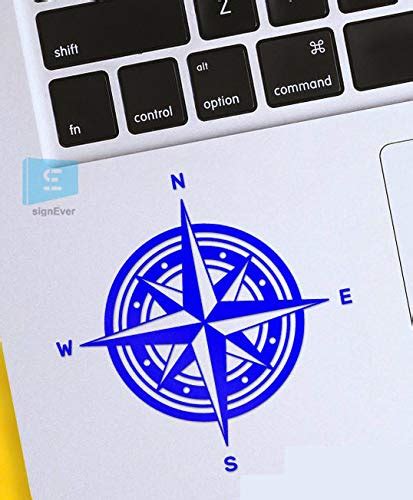 SIGN EVER Compass Logo Laptop Trackpad Stickers All Models Decals Vinyl ...