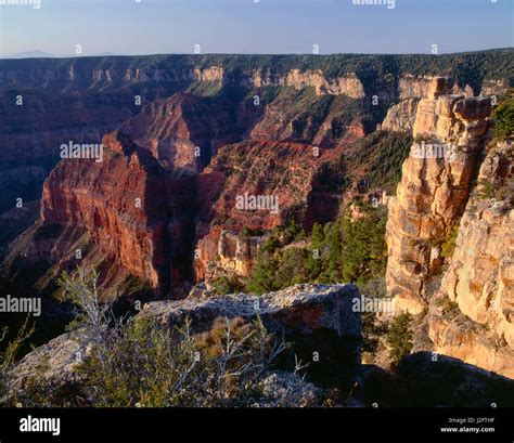 USA, Arizona, Grand Canyon National Park, View south from Point ...