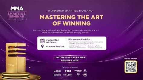 SMARTIES Thailand 2024 Seminar: Mastering the Art of Winning, Google ...
