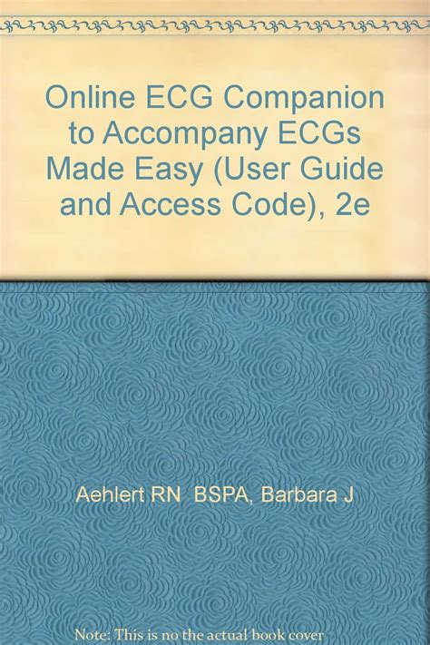 Buy Online ECG Companion to Accompany Ecgs Made Easy Access Code Book ...