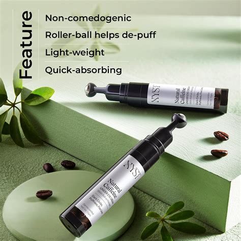 Xyst Natural Caffeine Under Eye Roll-on