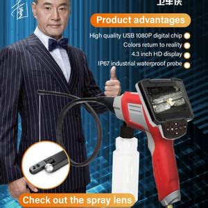 Jual Kamera Alat cuci mobil AC dll endoscope boroscope camera spray ...