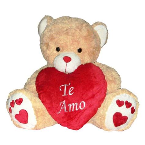 Buy Cute 18 Inch Camel Brown Teddy Bear holding Te Amo Heart Online at ...