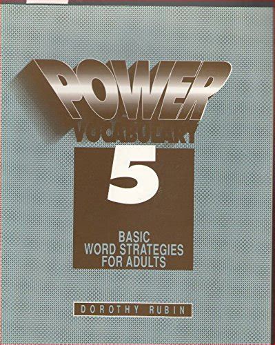 Buy Power Vocabulary 5: Basic Word Strategies for Adults Book Online at ...