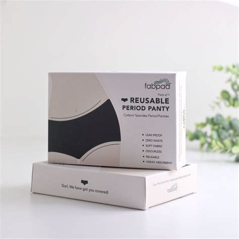 Fabpad Reusable Leak Proof Period, Urine incontinence, Postpartum Pant ...