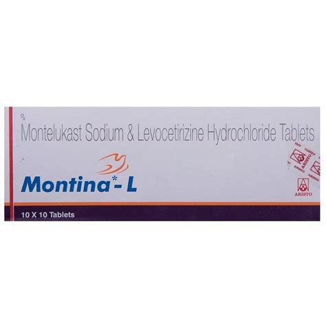 Montina-L Tablet 10's Price, Uses, Side Effects, Composition - Apollo ...