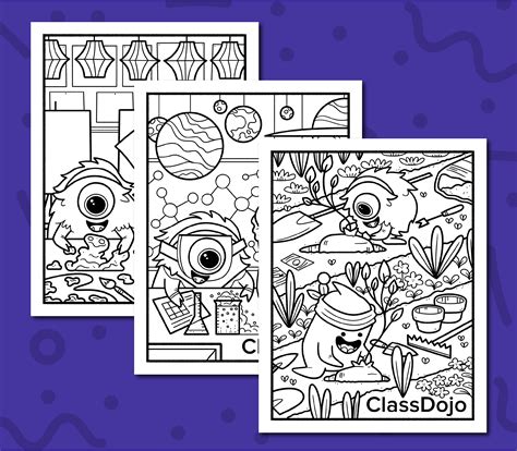 Coloring Pages Bundle | ClassDojo