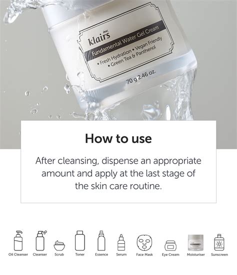 Klairs Fundamental Water Gel Cream – Limese India
