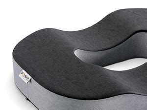 FOVERA Donut Pillow Orthopedic Memory Foam Seat Cushion