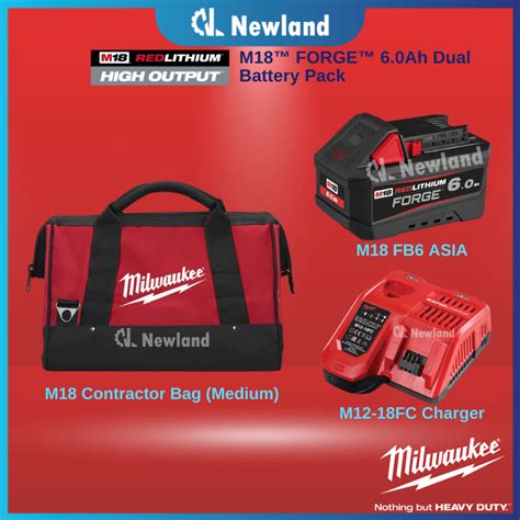 Milwaukee M18 Battery & Charger / Milwaukee M18 Starter Pack (2 Year Warranty) | Shopee Malaysia