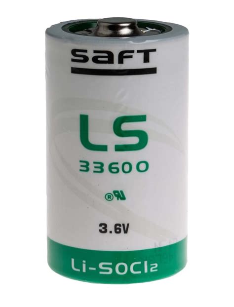 LS33600 Saft | Saft 3.6V Lithium Thionyl Chloride D Battery | 201-9466 | RS