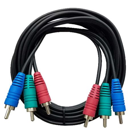 Buy New 6Ft 3 RCA Component Video Cable FOR HDTV DVD VCR Online at Low ...