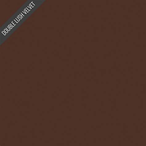 Double Lush Velvet Solid in Brownie (lv120-brownie) | Double Lush ...