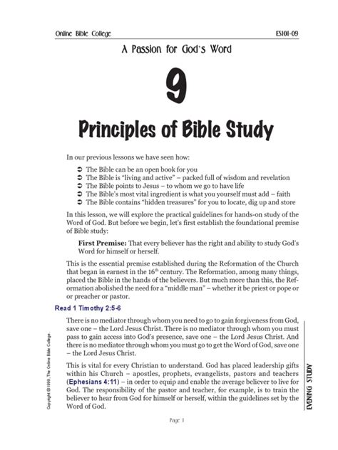 Image result for How to Study Scriptures Passion PDF