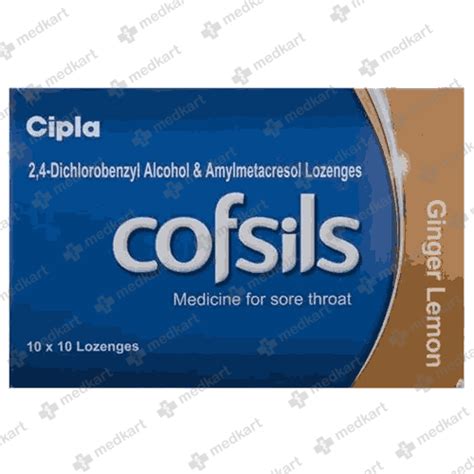 COFSILS GINGER TABLET 10's, Price, Composition & Generic Alternatives ...