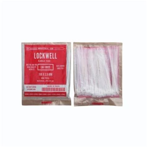 Lockwell Cable Ties - Lockwell Cable Tie 200 x 2.5 White Manufacturer ...