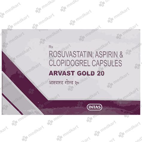 ARVAST GOLD 20MG TABLET 10'S, Price, Composition & Generic Alternatives ...