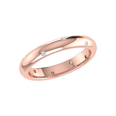 Jewelove™ Rings Rose Gold Diamond Wedding Ring for Women JL AU RD RN 9284R