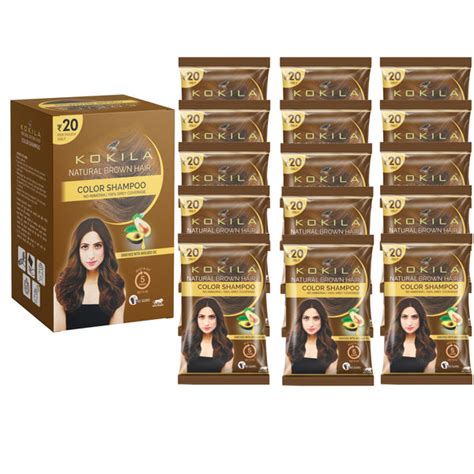 Kokila Unisex Hair Color Shampoo Enriched With Almond Oil in Just 5 Mi
