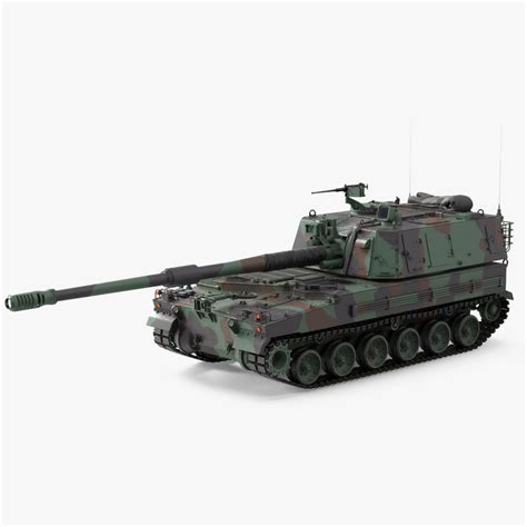 3D model K9 Thunder Howitzer Rigged for Maya | 3D Molier International