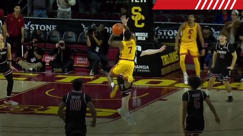 USC defeats Troy on buzzer-beater in triple OT - Stream the Video ...