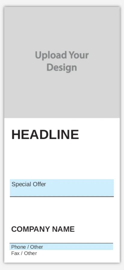 Rate Cards Templates & Designs | Vistaprint