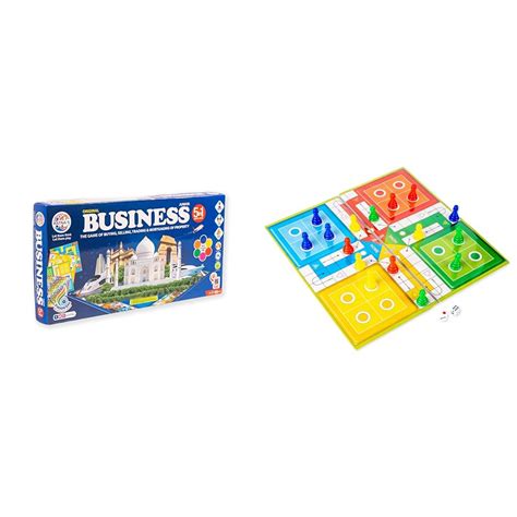 Buy Ratna's Business JR. Coins 5 in 1 Board Game Set & Adults 2-4 ...