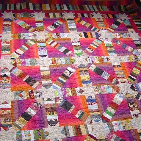 Scrappy Star Quilt - Etsy