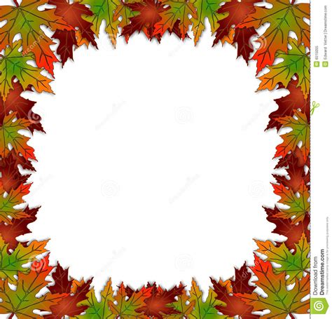 Autumn clip art free borders