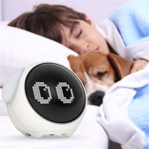 Buy Frixen Multi-Functional Emoticon Pixel Alarm Clock Students Use ...