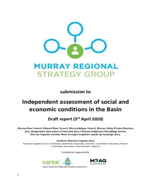 Fillable Online Submission 101 - Attachment B - Murray Valley Private ...