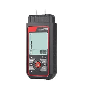 Moisture Meter, Wood Moisture Meter 0~548% RH Upper/lower Limit Alarm ...