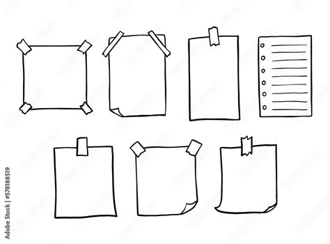 Image result for Note Paper Simple Drawing
