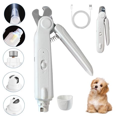 Amazon.com: PANDAAR Dog Nail Clippers & Dog Nail Grinder 2 in 1 ...