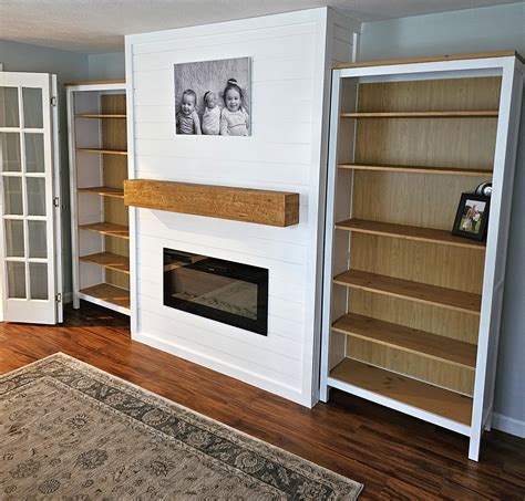 Fireplace and Bookcase Built-in | Ana White