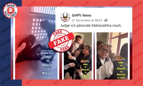 Video Of Brawl Between Lawyers In UP Court Falsely Shared As ...