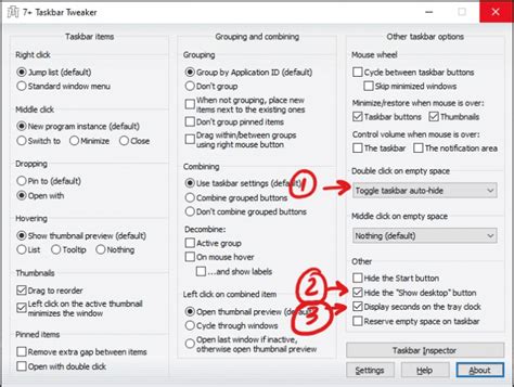 Image result for Taskbar Settings and Customization