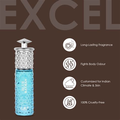 Manasik Blue Bayman Premium Attar, Fresh & Soothing Fragrance, Long ...