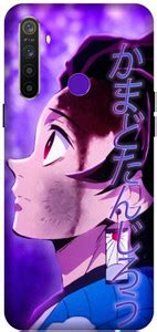Vinsmoke Back Cover for Realme 5 Pro Demon Slayer, Tanjiro, Zenitsu ...