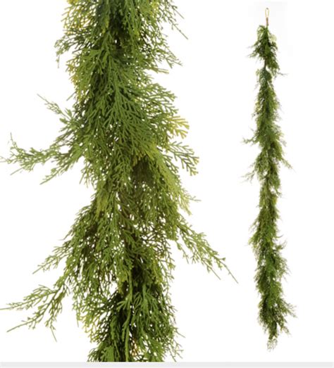 6' Faux Cedar Garland