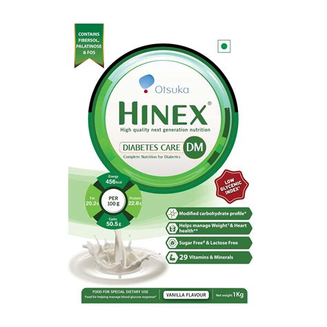Hinex DM Diabetics Care Complete Nutrition 400g - Cureka