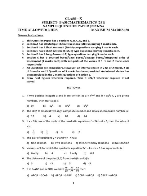 Image result for Math Question Paper