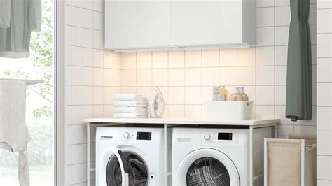 Complete and compact set-up for your home laundry - IKEA