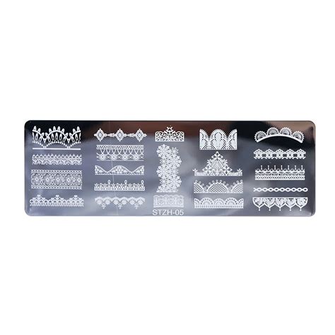 HSMQHJWE Acrylic Nail Station Organizer Plates Lover Seal Petal ...