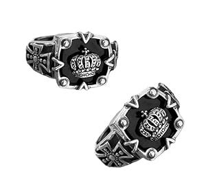 Buy National (2 Pcs Unisex Stainless Steel Silver Color Openable ...