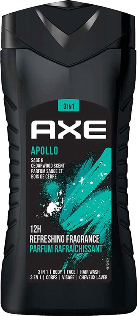 Buy AXE APOLLO 3 IN 1 BODY, FACE & HAIR WASH FOR MEN, LONG-LASTING ...