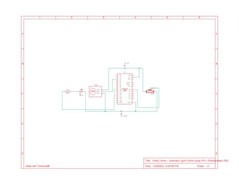 Smart Home – Automatic Light Control using PIR + Potentiometer (RS ...