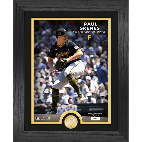 Highland Mint Paul Skenes Pittsburgh Pirates 13" x 16" Rookie Bronze ...