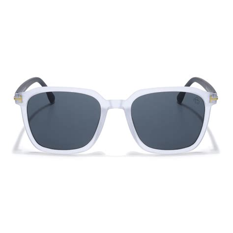 Eyejack Grey Square Sunglasses for Men & Women (97109CL1064) – Eyejack ...