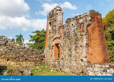 Ruins of Panama Viejo, UNESCO World Heritage Site Stock Photo - Image ...